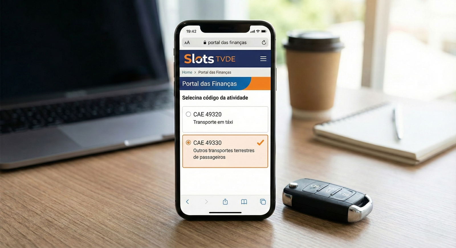 CAE 49330 ou 49320 Qual o Código Correto para TVDE nas Finanças